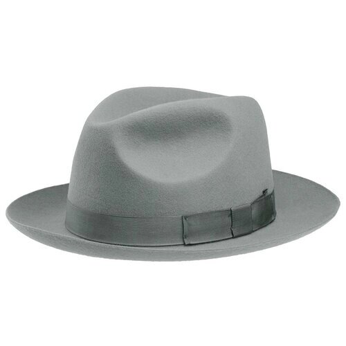 Шляпа федора Christys, размер 59, бежевый