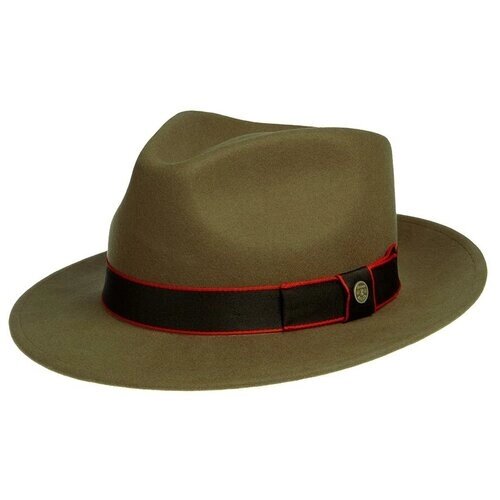 Шляпа федора stetson 2198127 fedora cashmere, размер 61