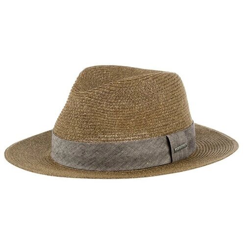 Шляпа федора STETSON, размер 57, коричневый