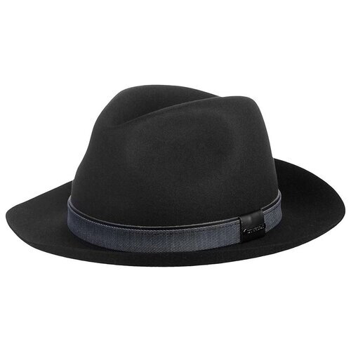 Шляпа федора STETSON, размер 59, черный
