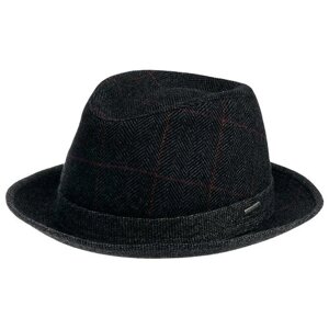 Шляпа федора STETSON, размер 62, серый