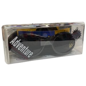 Солнцезащитные очки Baby Banz, овальные, со 100% защитой от УФ-лучей, черный