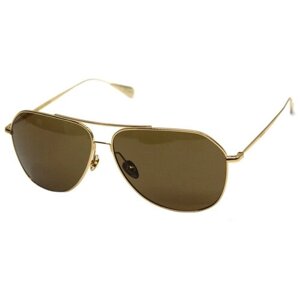 Солнцезащитные очки Baldinini, авиаторы, оправа: металл, для женщин, золотой