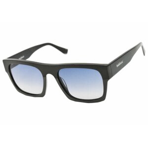 Солнцезащитные очки Baldinini, прямоугольные, градиентные, с защитой от УФ, черный