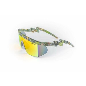 Солнцезащитные очки BRENDA, квадратные, зеркальные, с защитой от УФ, разноцветный