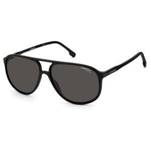 Солнцезащитные очки CARRERA, прямоугольные, оправа: пластик, для мужчин, черный