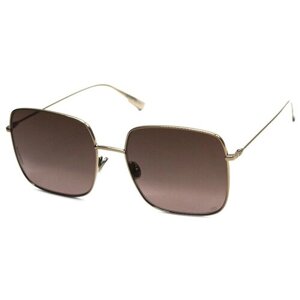 Солнцезащитные очки Dior, квадратные, оправа: металл, градиентные, для женщин, коричневый