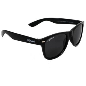 Солнцезащитные очки EL CONTRABANDO, вайфареры, оправа: пластик, с защитой от УФ, черный