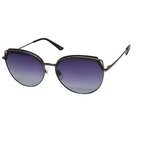 Солнцезащитные очки Elfspirit, кошачий глаз, оправа: металл, градиентные, для женщин, серый
