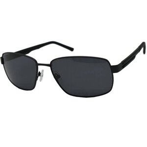 Солнцезащитные очки Elfspirit, прямоугольные, оправа: металл, с защитой от УФ, поляризационные, для мужчин, черный