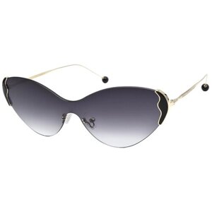 Солнцезащитные очки Enni Marco, монолинза, оправа: металл, градиентные, для женщин
