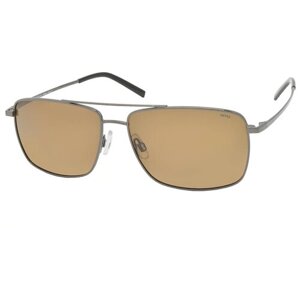 Солнцезащитные очки Invu, авиаторы, оправа: металл, с защитой от УФ, для мужчин, серый