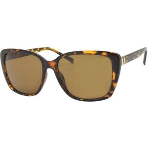 Солнцезащитные очки Invu, бабочка, с защитой от УФ, поляризационные, для женщин, черепаховый