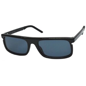 Солнцезащитные очки KENZO, прямоугольные, оправа: пластик, для мужчин, черный