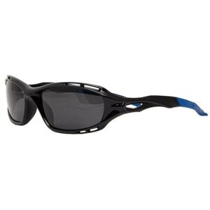 Солнцезащитные очки , круглые, складные, спортивные, поляризационные, с защитой от УФ, синий