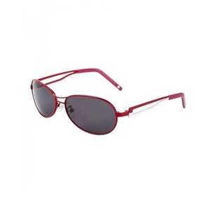 Солнцезащитные очки Loris, авиаторы, оправа: металл, поляризационные, для женщин, розовый