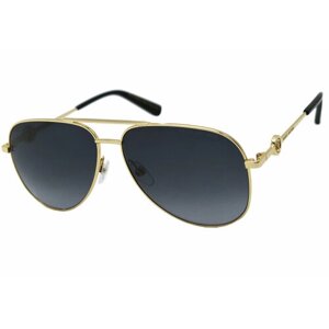 Солнцезащитные очки MARC JACOBS 653/S, авиаторы, оправа: металл, градиентные, с защитой от УФ, золотой