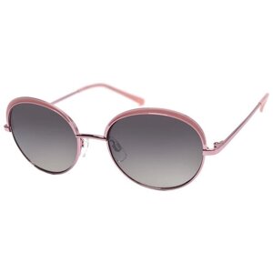Солнцезащитные очки Mario Rossi, овальные, оправа: металл, с защитой от УФ, градиентные, розовый