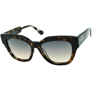 Солнцезащитные очки Max & Co., квадратные, градиентные, с защитой от УФ, для женщин, черепаховый