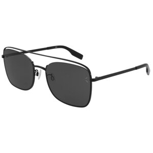Солнцезащитные очки McQ Alexander McQueen, авиаторы, оправа: металл, с защитой от УФ, для мужчин, черный