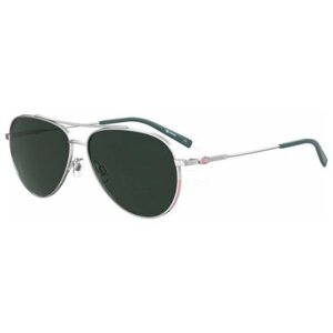 Солнцезащитные очки Missoni, авиаторы, оправа: металл, с защитой от УФ, для женщин, серый