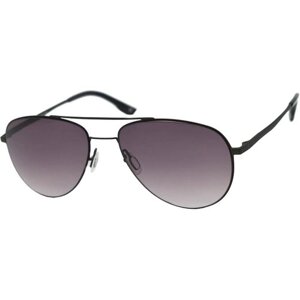 Солнцезащитные очки NEOLOOK, авиаторы, оправа: металл, с защитой от УФ, градиентные, для мужчин, черный