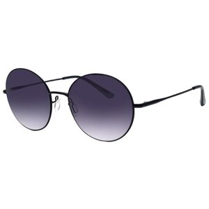 Солнцезащитные очки NEOLOOK, круглые, оправа: металл, градиентные, для женщин, черный