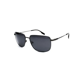 Солнцезащитные очки NEOLOOK, прямоугольные, оправа: металл, для мужчин, черный