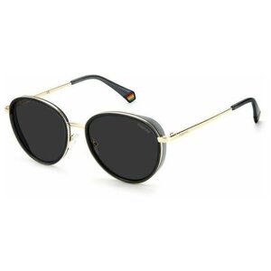 Солнцезащитные очки Polaroid, круглые, поляризационные, для мужчин
