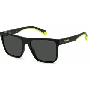 Солнцезащитные очки Polaroid, квадратные, с защитой от УФ, поляризационные