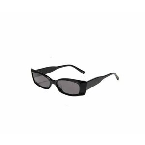 Солнцезащитные очки , прямоугольные, с защитой от УФ, поляризационные, черный
