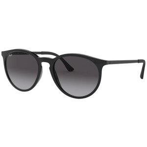 Солнцезащитные очки Ray-Ban, панто, с защитой от УФ, градиентные, черный