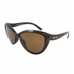 Солнцезащитные очки RM8426, кошачий глаз, оправа: пластик, для женщин, коричневый