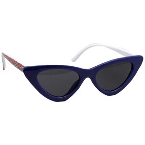 Солнцезащитные очки Сима-ленд, кошачий глаз, оправа: пластик, поляризационные, для женщин, фиолетовый