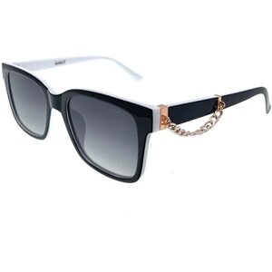 Солнцезащитные очки Smakhtin'S eyewear & accessories, вайфареры, оправа: пластик, поляризационные, с защитой от УФ, для женщин, белый