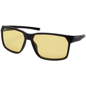 Солнцезащитные очки StyleMark, прямоугольные, оправа: металл, поляризационные, с защитой от УФ, для мужчин, черный