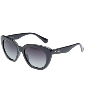 Солнцезащитные очки StyleMark, вайфареры, поляризационные, с защитой от УФ, градиентные, устойчивые к появлению царапин, для женщин, черный