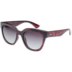 Солнцезащитные очки StyleMark, вайфареры, поляризационные, с защитой от УФ, градиентные, устойчивые к появлению царапин, для женщин, красный