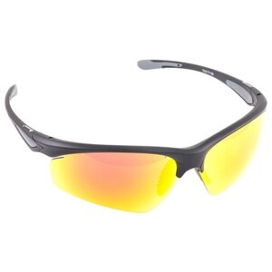 Солнцезащитные очки TAGRIDER, спортивные, с защитой от УФ, поляризационные, черный