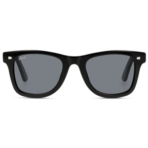 Солнцезащитные очки Unofficial, вайфареры, оправа: пластик, черный
