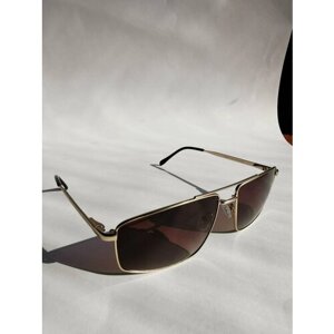 Солнцезащитные очки Ventoe, авиаторы, складные, поляризационные, черный