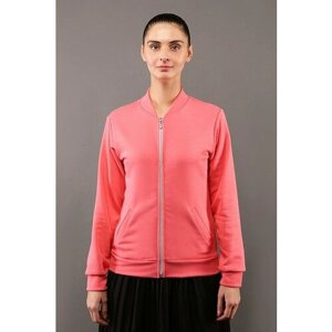Свитшот Магазин Толстовок, силуэт прямой, средней длины, трикотажный, размер L-44-46-Woman-(Женский), розовый