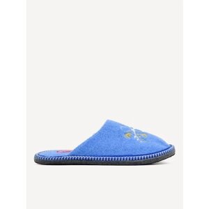 Тапочки melitta shoes, текстиль, размер 37, голубой