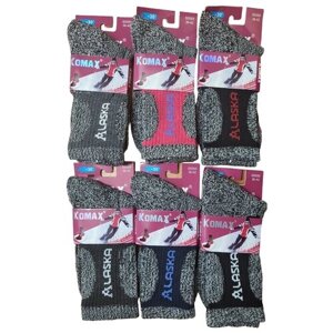 Термо носки женские Komax Аляска, 6 пар, размер 36-42
