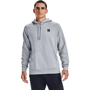 Толстовка Under Armour, силуэт свободный, капюшон, размер XL, серый