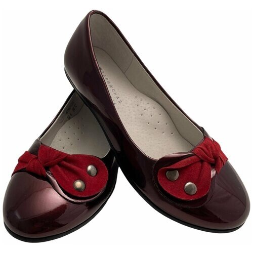 Туфли Elegami, демисезонные, размер 34, бордовый