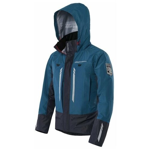 Туристическая куртка Finntrail, средней длины, силуэт прямой, карманы, размер M, синий