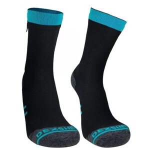 Водонепроницаемые носки DexShell Running Lite с голубыми полосками XL (47-49), DS20610BLUXL