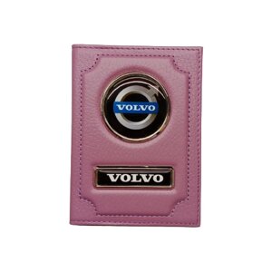 Volvo, натуральная кожа, розовый