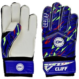 Вратарские перчатки Cliff, регулируемые манжеты, размер 6, белый, синий